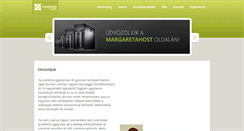 Desktop Screenshot of margaretahost.hu